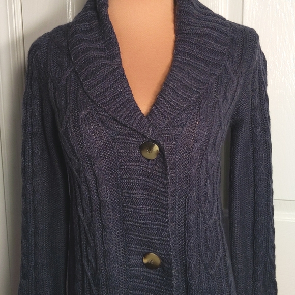 Cabela's Cable Knit Cardigan NWOT - Picture 2 of 4
